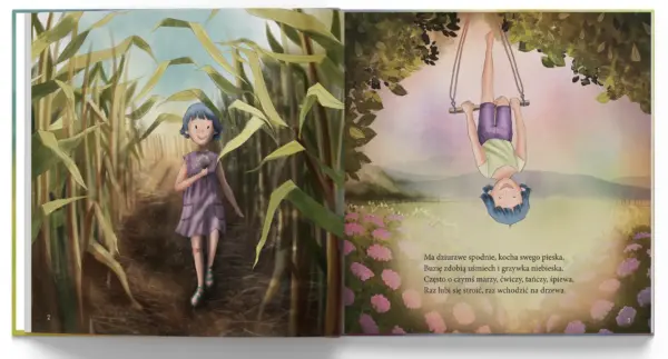 Ilustracja z książki "Rózia i jej wartości" Katarzyny Ogonowskiej.