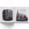 Ilustracja z książki "Rózia i kolorowe emocje" Katarzyny Ogonowskiej. Rozdział 'lęk'
