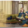 Ilustracja z książki "Rózia i kolorowe emocje" Katarzyny Ogonowskiej. Rozdział 'Radość'